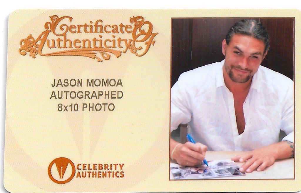 Jason Momoa Screenstar Autographs