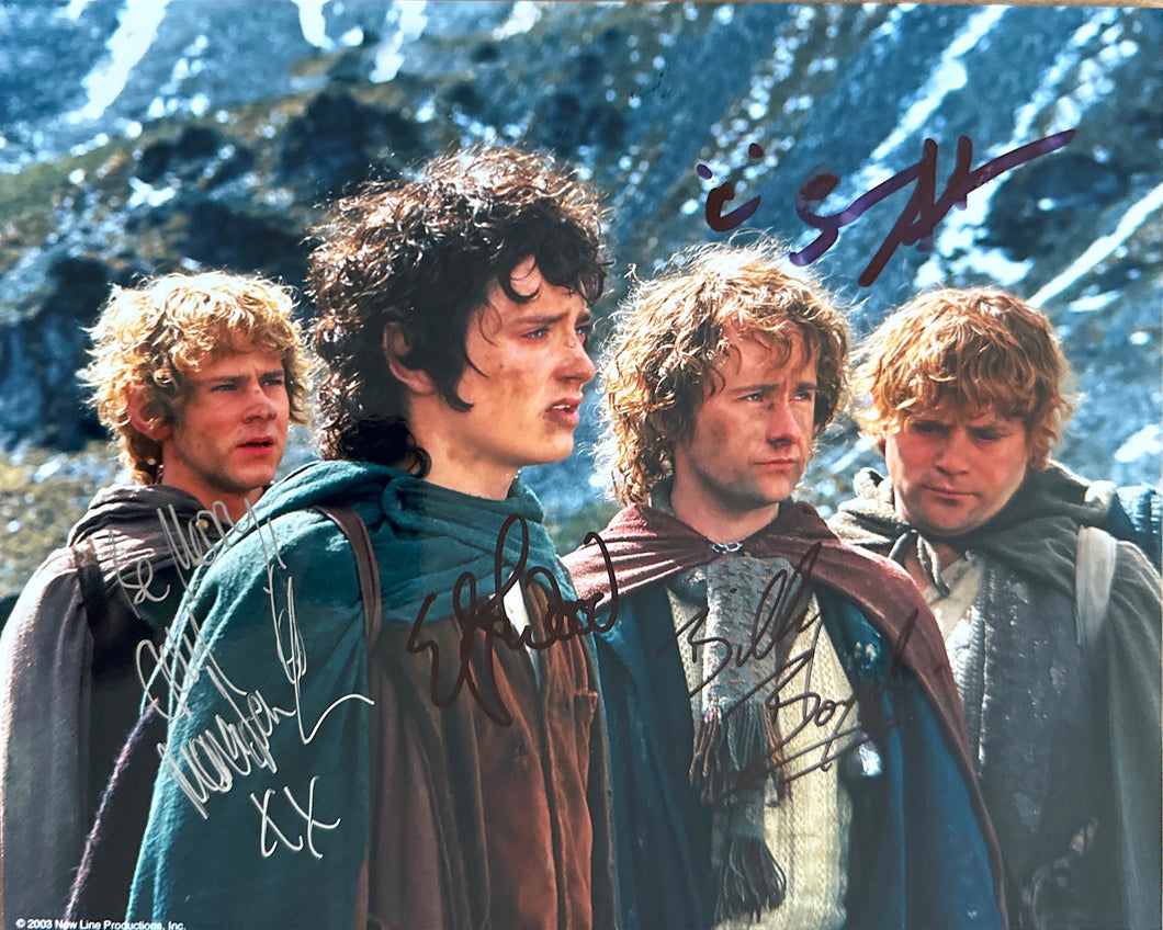 Elijah Wood, Sean Astin, Billy Boyd and Dominic Monaghan