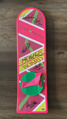 Michael J. Fox, Christopher Lloyd, Thomas Wilson, Lea Thompson, James Tolkan Autographed Back to the Future Part II 1:1 Scale Prop Replica Hoverboard