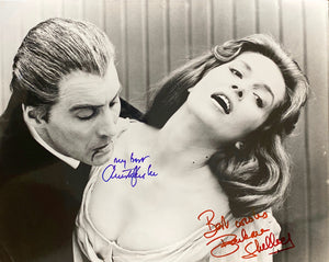 Christopher Lee and Barbara Shelley